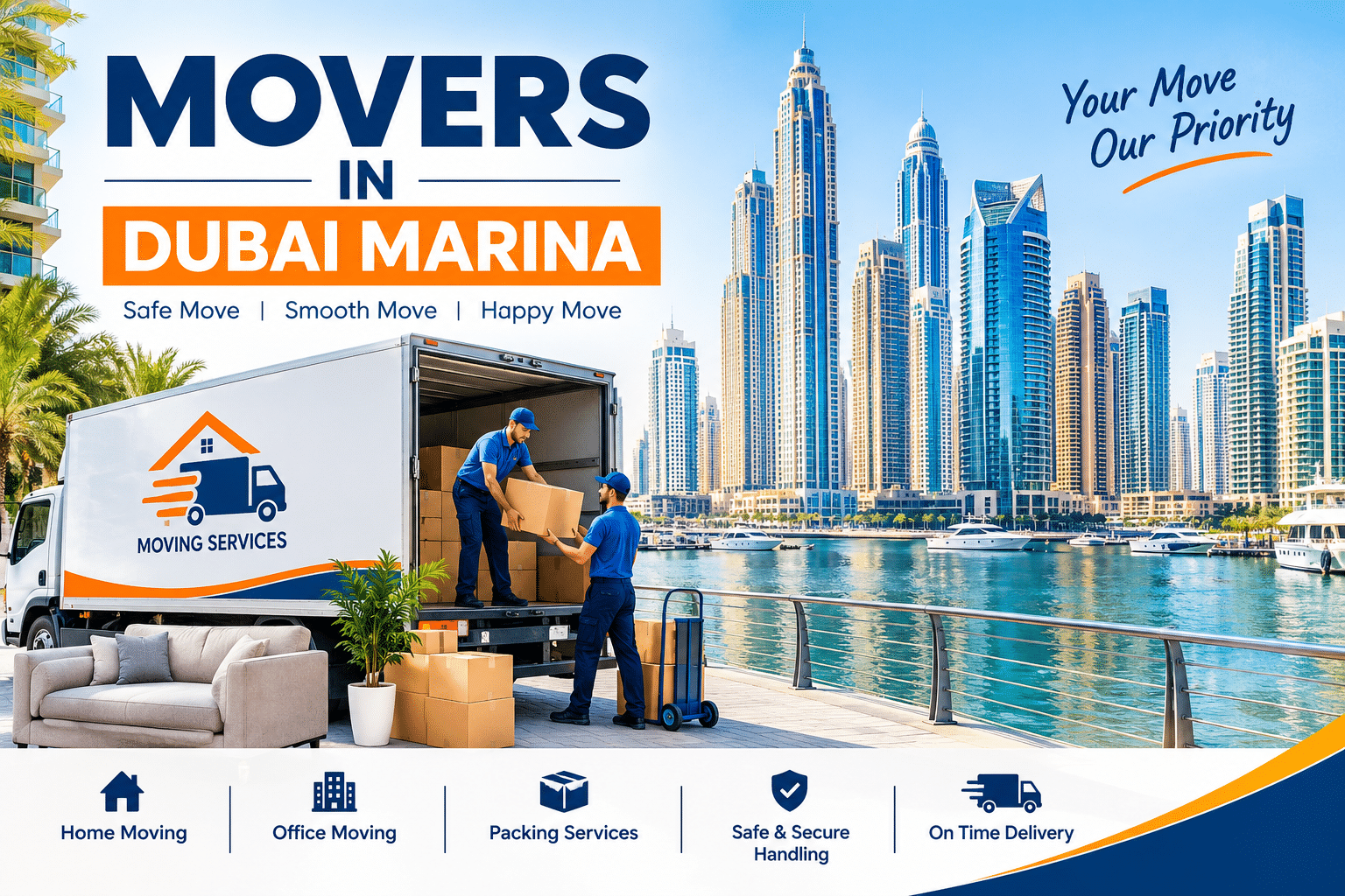 Dubai Marina Movers_ Safe, Smooth Relocations