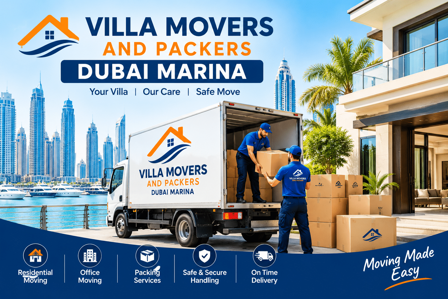Dubai Marina Villa Movers Advertisement